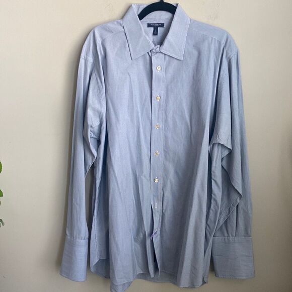 Burberry London Striped Dress Shirt 17 - Picture 1 of 8